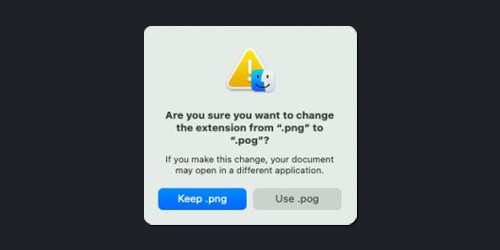 How to Disable the Change File Extension Warning on Mac - iDisqus