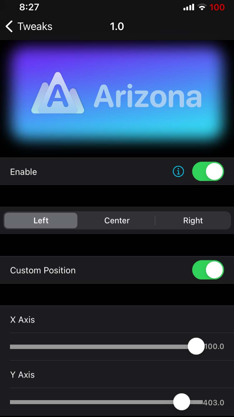 btc az tweaks