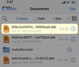 how to download deb files from cydia